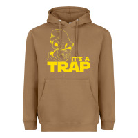 Toasted Coconut it's a trap Heavyweight Hoodie - linhVisuals