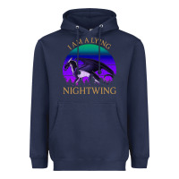 Navy wings of fire i am a lying nightwing vintage Heavyweight Hoodie - linhVisuals