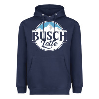 Navy premium busch Heavyweight Hoodie - linhVisuals