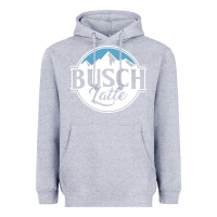 Heather Grey premium busch Heavyweight Hoodie - linhVisuals