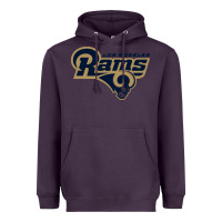 Plum rams Heavyweight Hoodie - linhVisuals