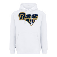 White rams Heavyweight Hoodie - linhVisuals