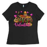 Black nacho valentine Ladies Tee - OliviaCreatesArt