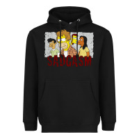 Black sadgasm Heavyweight Hoodie - linhVisuals