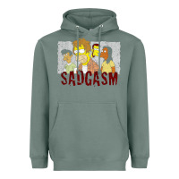 Sage sadgasm Heavyweight Hoodie - linhVisuals