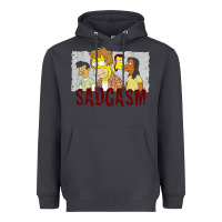Smoke sadgasm Heavyweight Hoodie - linhVisuals