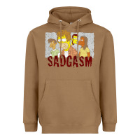 Toasted Coconut sadgasm Heavyweight Hoodie - linhVisuals