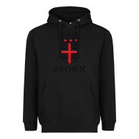 Black brown university Heavyweight Hoodie - linhVisuals