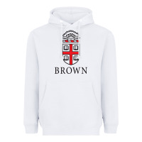 White brown university Heavyweight Hoodie - linhVisuals