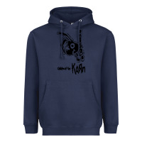 Navy k o r n classic Heavyweight Hoodie - linhVisuals