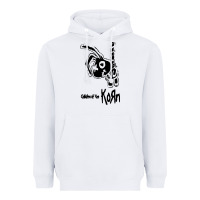 White k o r n classic Heavyweight Hoodie - linhVisuals