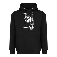 Black k o r n classic Heavyweight Hoodie - linhVisuals