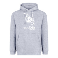 Heather Grey k o r n classic Heavyweight Hoodie - linhVisuals