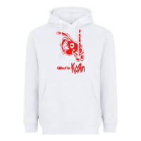 White k o r n classic Heavyweight Hoodie - linhVisuals