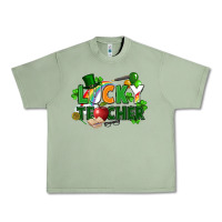 Oil Green lucky teacher St. Patricks Day Urban Heavy Tee - FaDigitalArtStudio