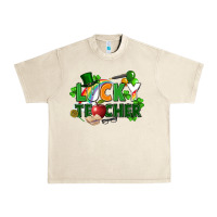 Sandshell lucky teacher St. Patricks Day Urban Heavy Tee - FaDigitalArtStudio
