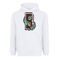 White brown university Heavyweight Hoodie - linhVisuals