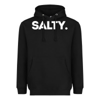 Black salty Heavyweight Hoodie - linhVisuals