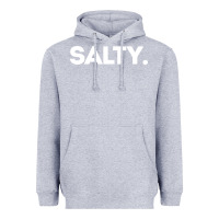 Heather Grey salty Heavyweight Hoodie - linhVisuals