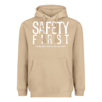 Mushroom safety first science teacher Heavyweight Hoodie - linhVisuals