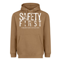 Toasted Coconut safety first science teacher Heavyweight Hoodie - linhVisuals