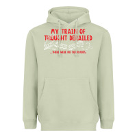 Matcha my train of thought derailed Heavyweight Hoodie - linhVisuals