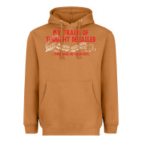 Meerkat my train of thought derailed Heavyweight Hoodie - linhVisuals