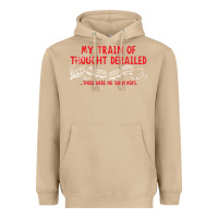 Mushroom my train of thought derailed Heavyweight Hoodie - linhVisuals