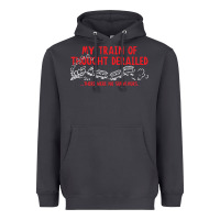 Smoke my train of thought derailed Heavyweight Hoodie - linhVisuals