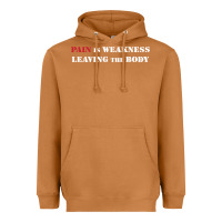 Meerkat pain is weakness leaving the body Heavyweight Hoodie - linhVisuals