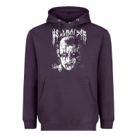 Plum black metal pinhead Heavyweight Hoodie - linhVisuals