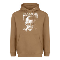 Toasted Coconut black metal pinhead Heavyweight Hoodie - linhVisuals
