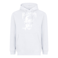White black metal pinhead Heavyweight Hoodie - linhVisuals