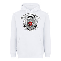 White dropkick murphy's 2 Heavyweight Hoodie - linhVisuals