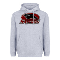 Heather Grey salukis Heavyweight Hoodie - linhVisuals
