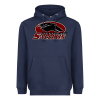 Navy salukis Heavyweight Hoodie - linhVisuals