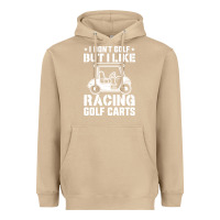 Mushroom i don't golf but i like racing golf carts Heavyweight Hoodie - linhVisuals
