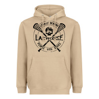 Mushroom lacrosse legally beating people with sticks Heavyweight Hoodie - linhVisuals