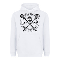 White lacrosse legally beating people with sticks Heavyweight Hoodie - linhVisuals