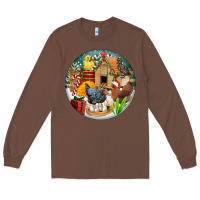 Chestnut Christmas coop ornament Long Sleeve Tee - FaDigitalArtStudio