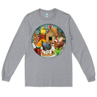 Christmas Coop Ornament Long Sleeve Tee | Teevron