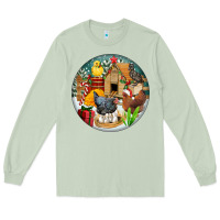 Matcha Christmas coop ornament Long Sleeve Tee - FaDigitalArtStudio