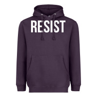 Plum resist Heavyweight Hoodie - linhVisuals