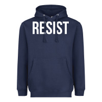 Navy resist Heavyweight Hoodie - linhVisuals