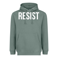 Sage resist Heavyweight Hoodie - linhVisuals