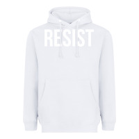 White resist Heavyweight Hoodie - linhVisuals