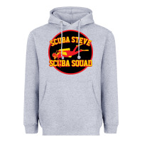 Heather Grey scuba steve Heavyweight Hoodie - linhVisuals