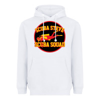 White scuba steve Heavyweight Hoodie - linhVisuals