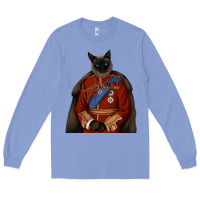 Colony Blue Pet Portraits, Custom Pet Portraits, Renaissance Pet Portraits, Custom Long Sleeve Tee - RanaPortraitStore