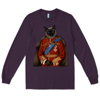 Plum Pet Portraits, Custom Pet Portraits, Renaissance Pet Portraits, Custom Long Sleeve Tee - RanaPortraitStore